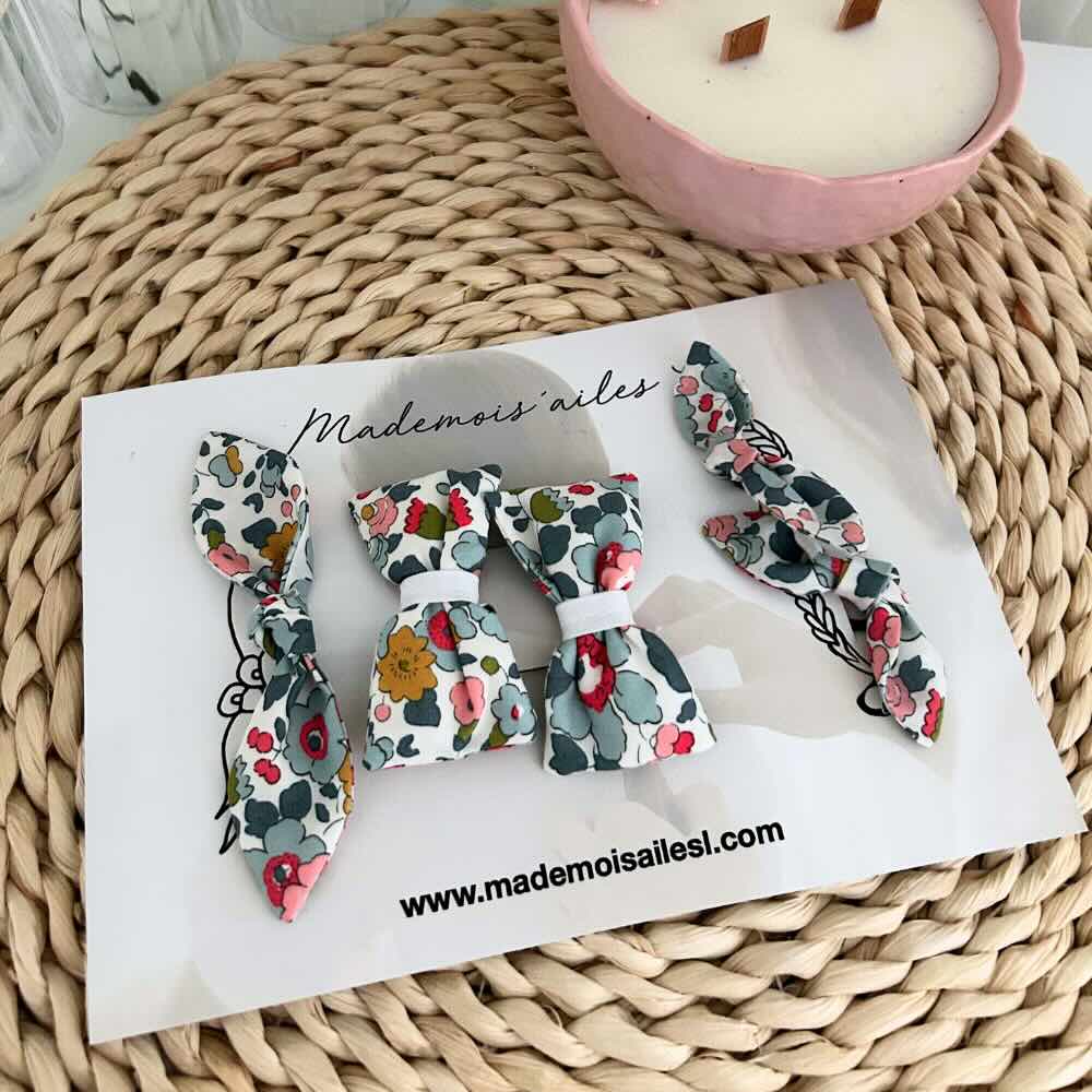 Accessoires cheveux liberty fille porcelaine