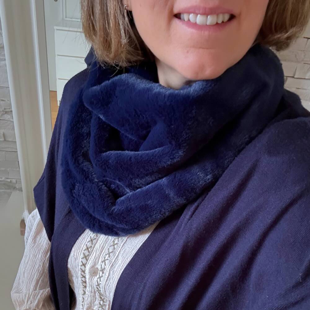 Foulard femme liberty réversible – Image 2