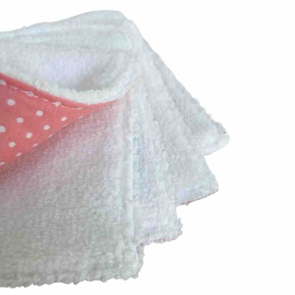 Lingettes lavables visage bébé, éponge biologique