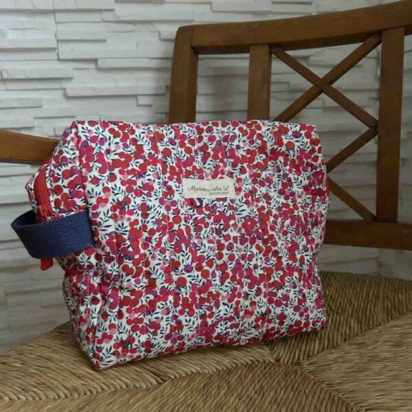 Trousse de toilette wiltshire rouge