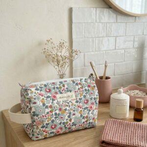 Trousse de toilette matelassée liberty