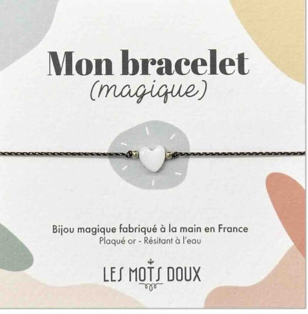 Bracelet coeur - Les Mots Doux