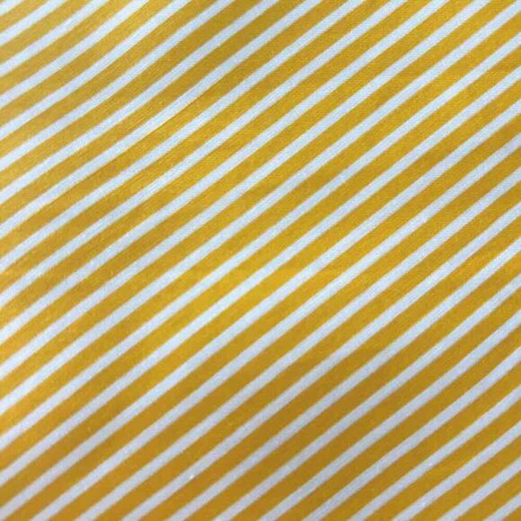 Tissu rayure jaune