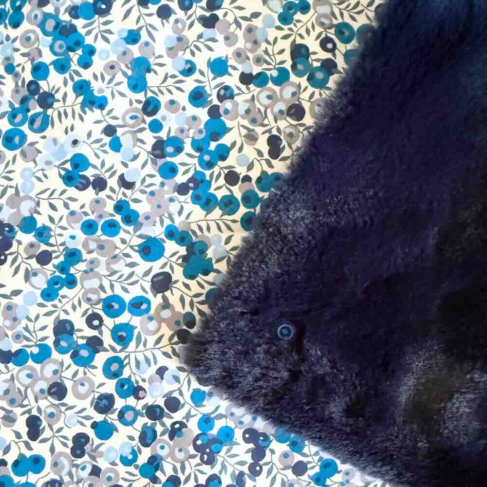 Bleu marine - Liberty Wiltshire bleu