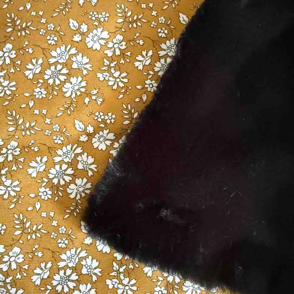 Noir - Liberty capel moutarde