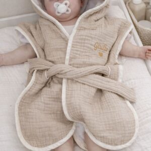 Poncho de bain bébé personnalisé