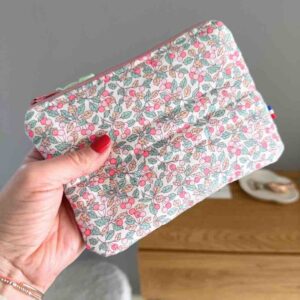 Porte monnaie liberty matelassé